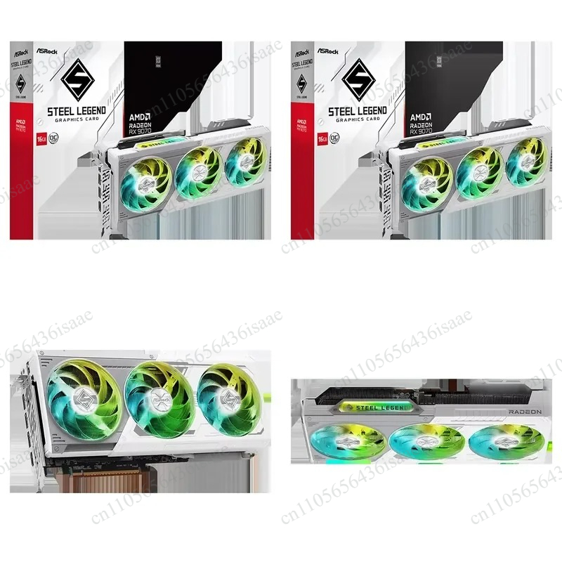Triple Fan Gaming Graphics Card 16Gb - Kartu Grafis Radeon RX 9070 XT